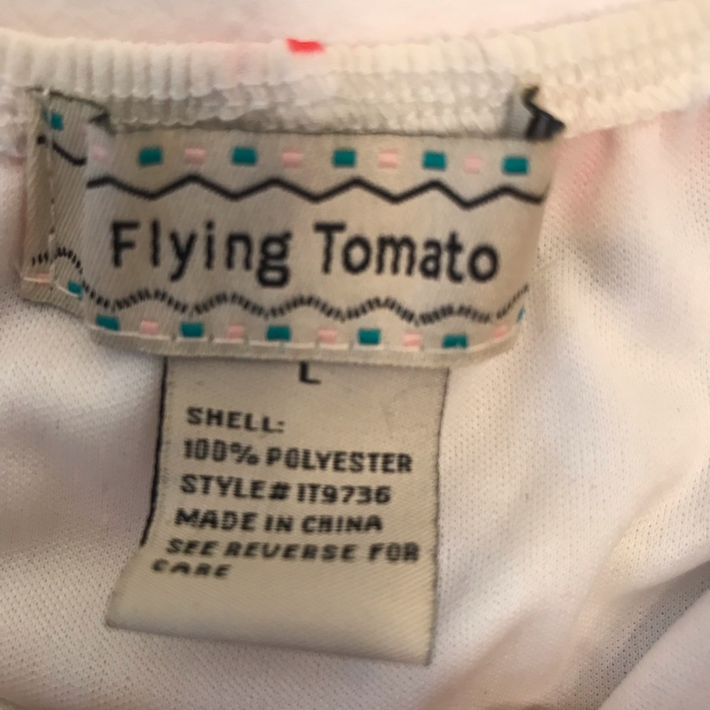 Flying Tomato flowing off the shoulder top - Picture 7 of 7